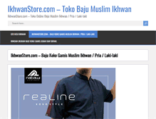 Tablet Screenshot of ikhwanstore.com